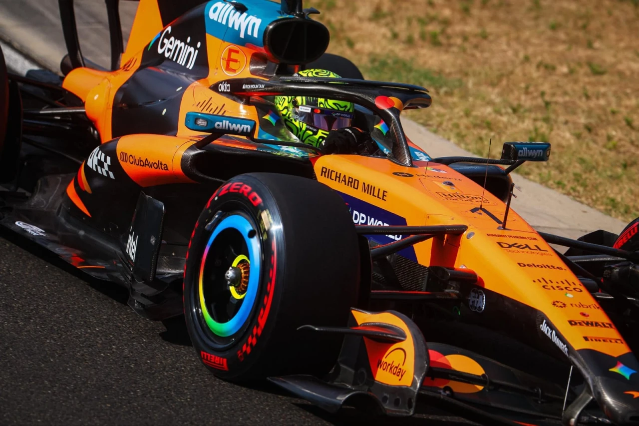 FORMULA 1 - NORRIS CONQUISTA POLE NA HUNGRIA. BORTOLETO LARGARÁ EM 14º