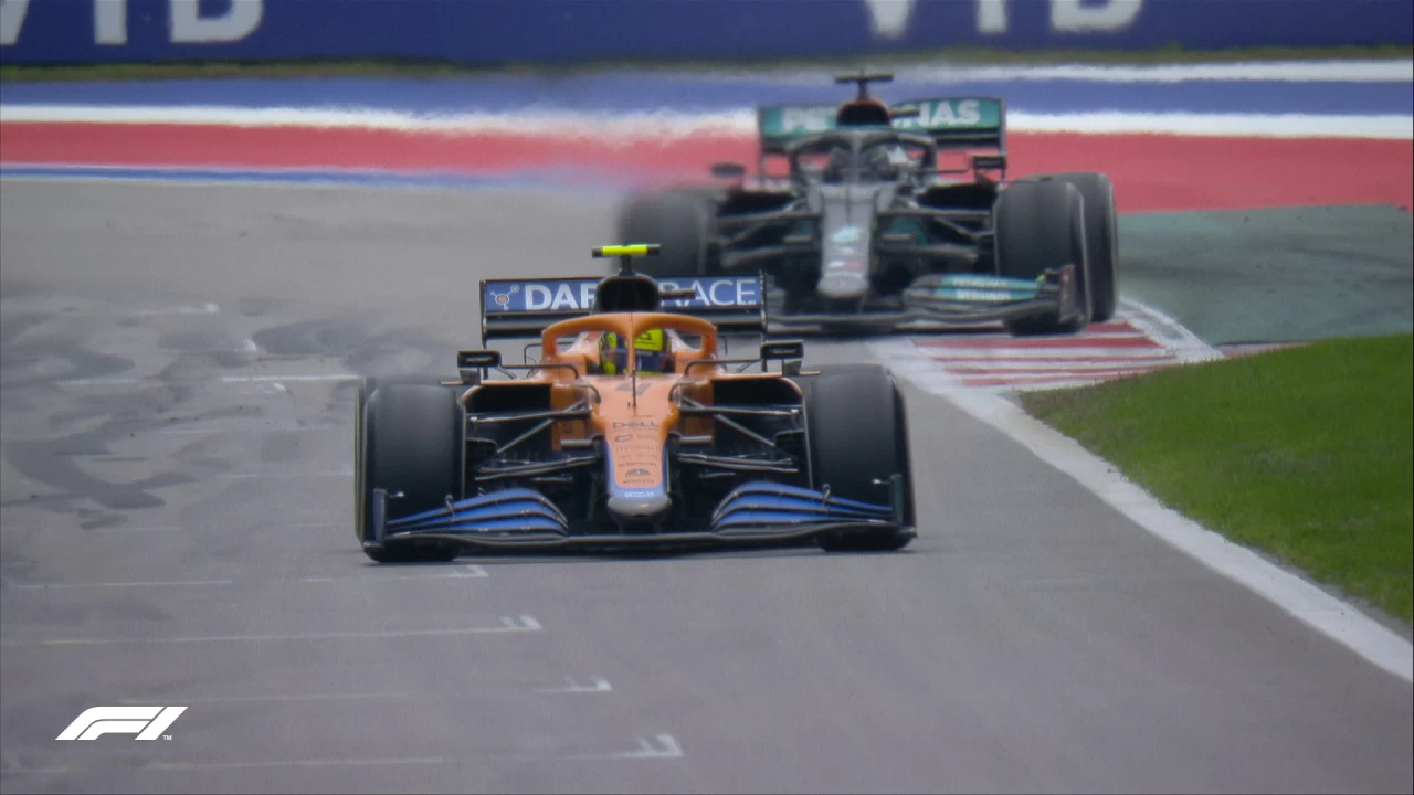 Fórmula 1: Vitória escapa de Norris e Hamilton crava sua 100ª